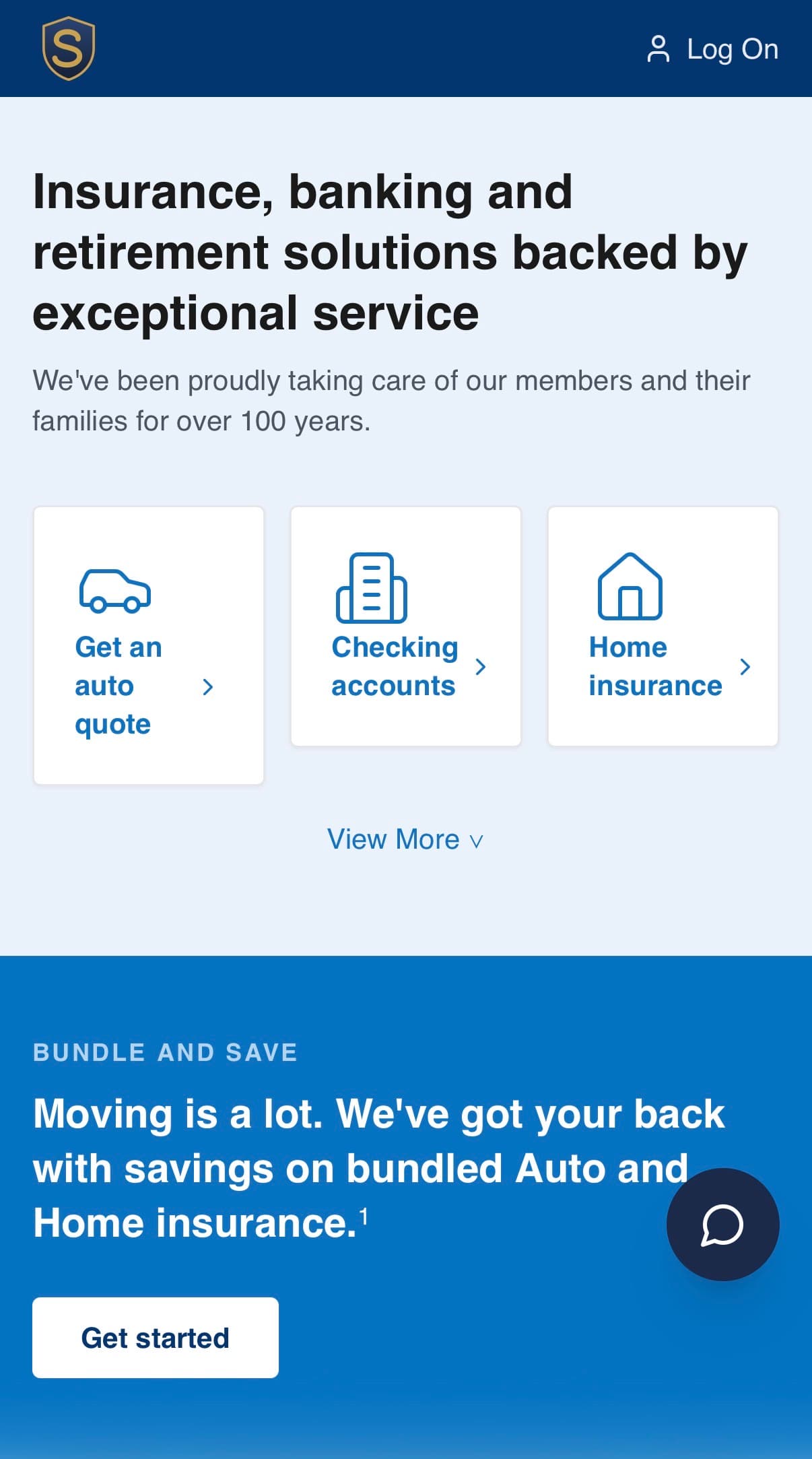 Sentinel Bank — live product screenshot
